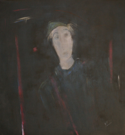 Clown au bonnet vert